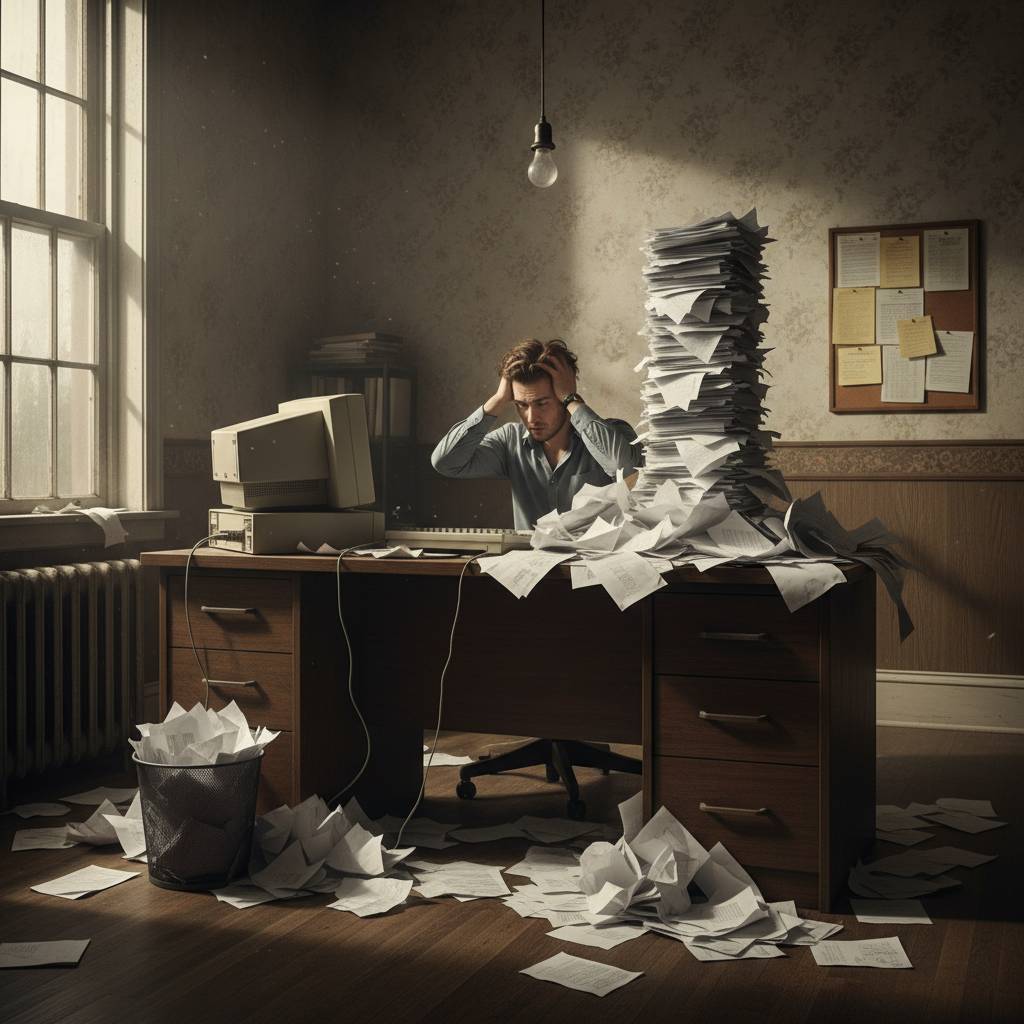 Lettera al capo che stampa le email e me le lascia sulla scrivania