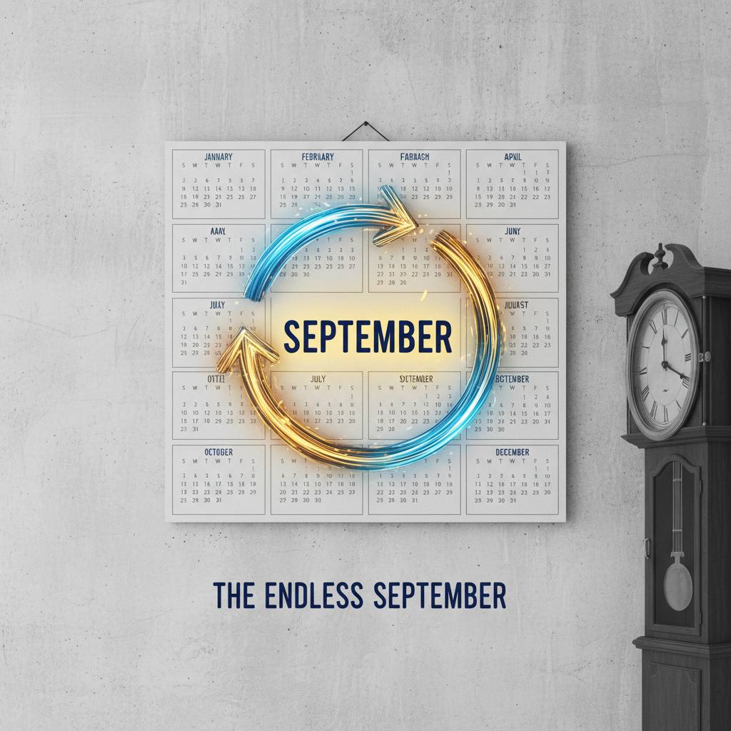 L''anno che ricomincia sempre a settembre: il calendario del procrastinatore professionista