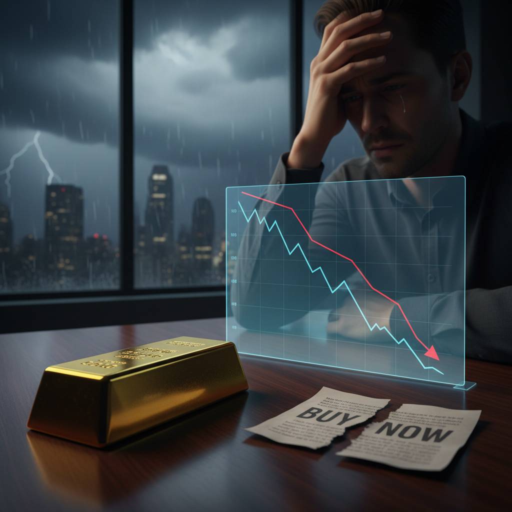 L''oro era a 95 euro al grammo. Ora e'' a 78. E tu aspettavi ancora piu'' su