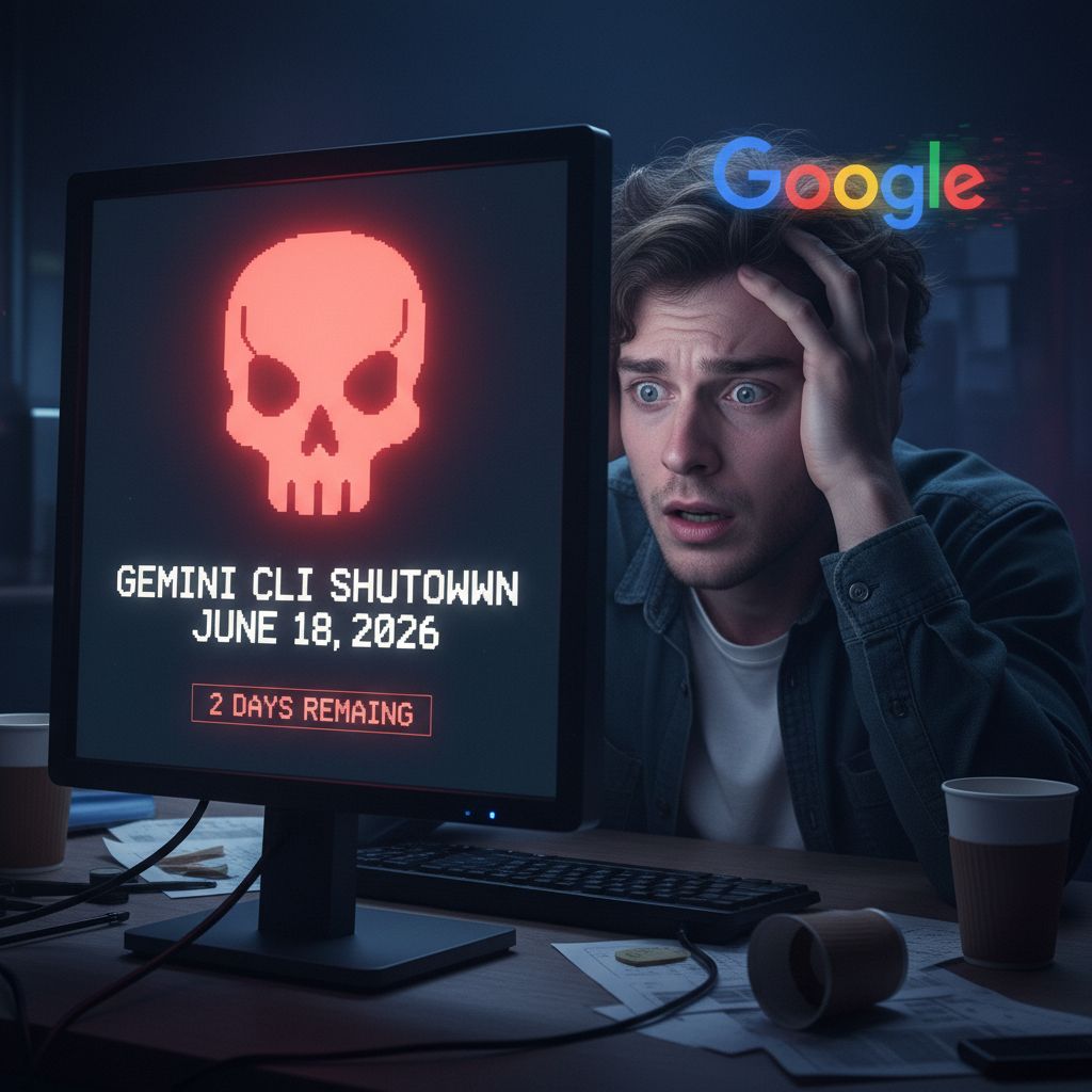 Google Gemini CLI muore il 18 giugno. Hai 2 giorni per migrare. Stai ancora leggendo?