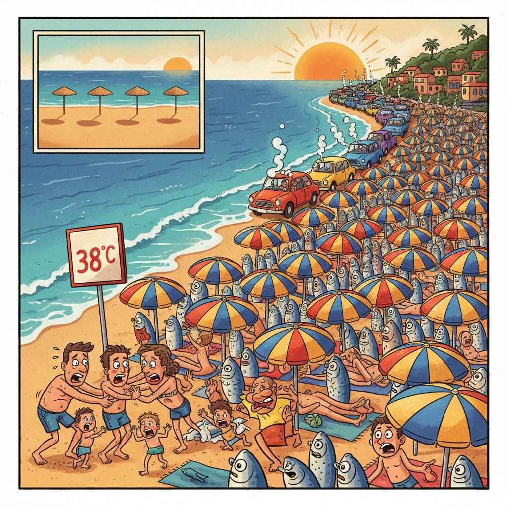 Vacanze ad agosto? Benvenuto nell'umanita' compressa