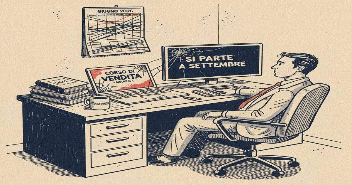 Formazione vendite: il corso che rimandi da tre anni (e come smettere)