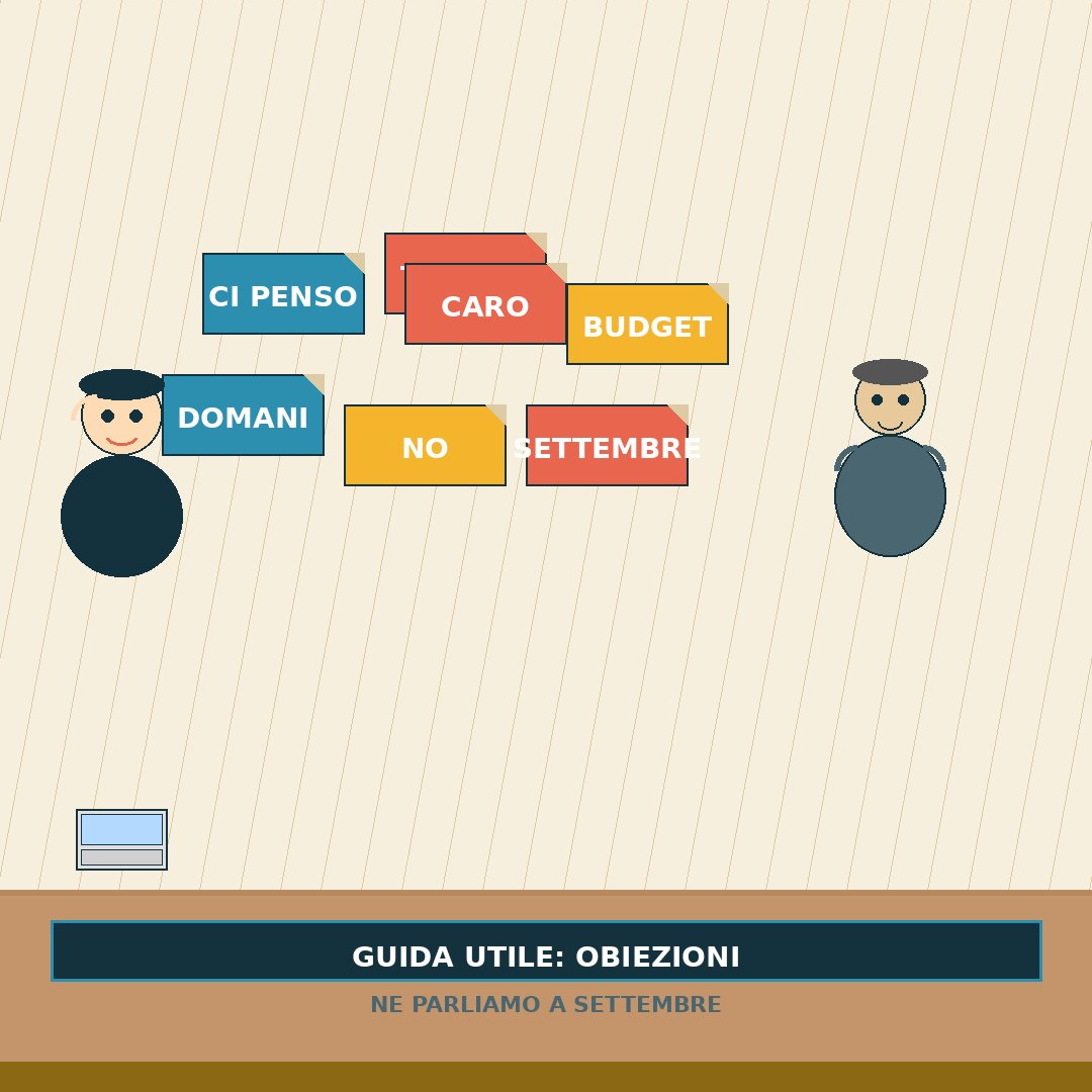 La guida utile alla gestione delle obiezioni (che avresti dovuto leggere a giugno)