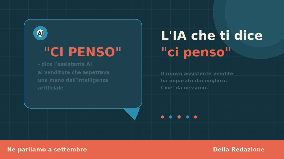 L'IA che ti dice 