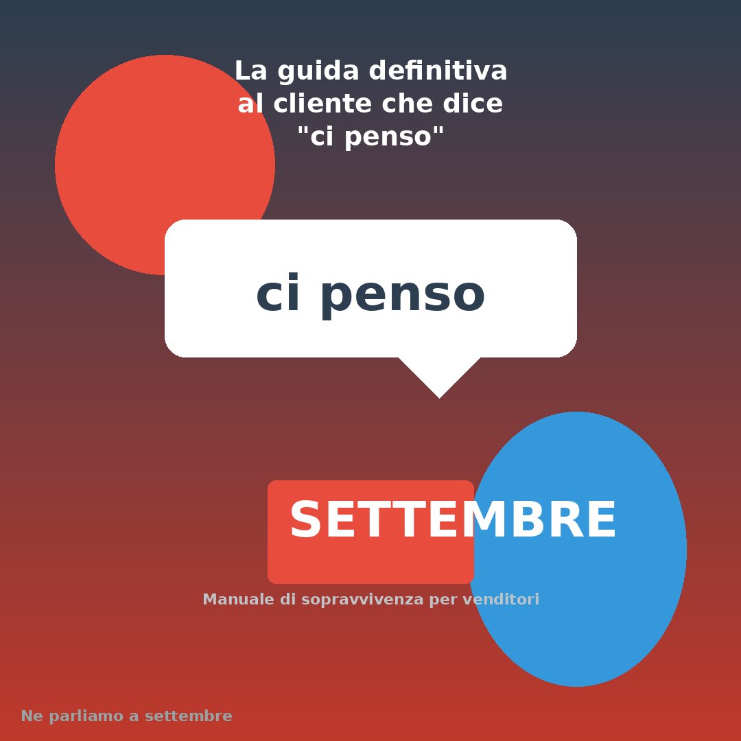 La guida definitiva al cliente che dice ci penso