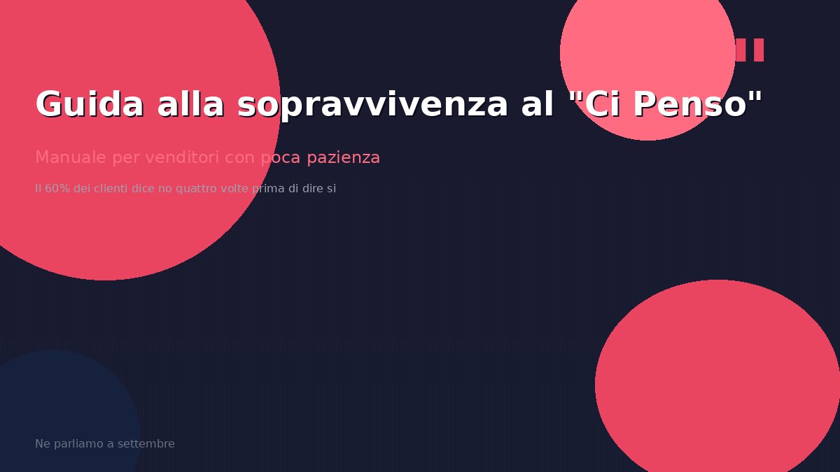 Guida al Ci Penso