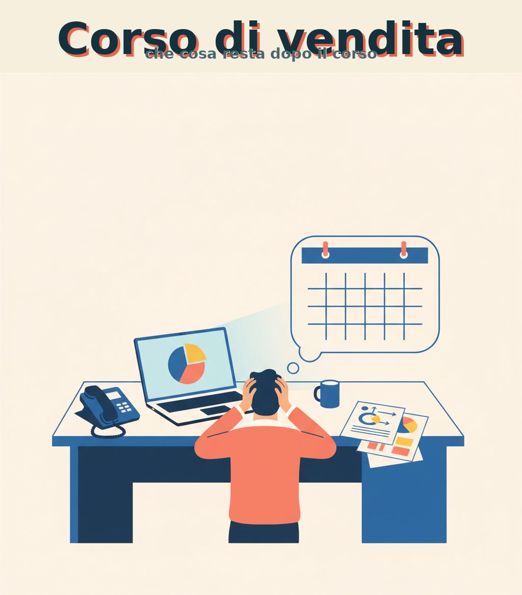 Guida utile al corso di vendita: cosa fare quando il corso finisce e nessuno ti ha insegnato a chiudere